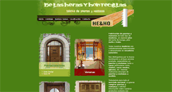 Desktop Screenshot of carpinteriarusticahh.com